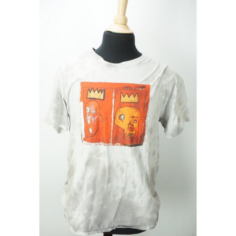 Jean-Michel Basquiat 100% Cotton Tye Dyed Artist Short Sleeve T Shirt Sz M